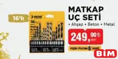 SGS MATKAP UÇ SETİ 16'LI